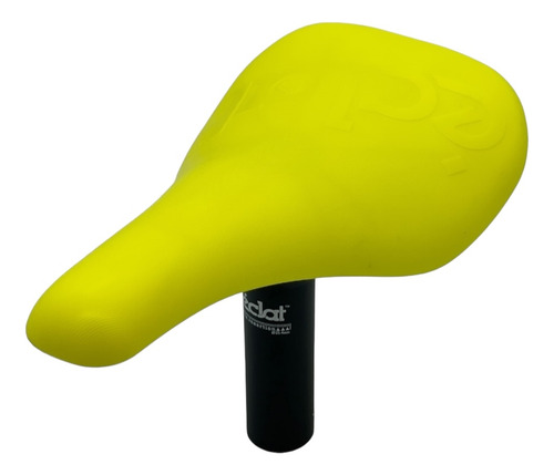 Asiento Bmx Eclat Complex Una Pieza S/cobertor Amarillo