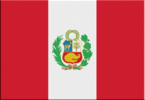 Parche Termoadhesivo Bandera Peru M03