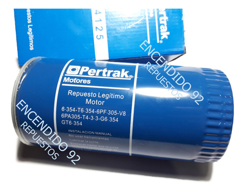 Filtro Aceite Para Perkins 6 Ford Case Massey Vassali Zanelo