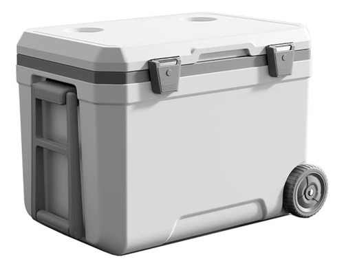 Cooler Nevera De 45lts Portatil Hielera Con Ruedas Camping