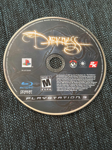 The Darkness Playstation 3 Ps3 Solo Disco