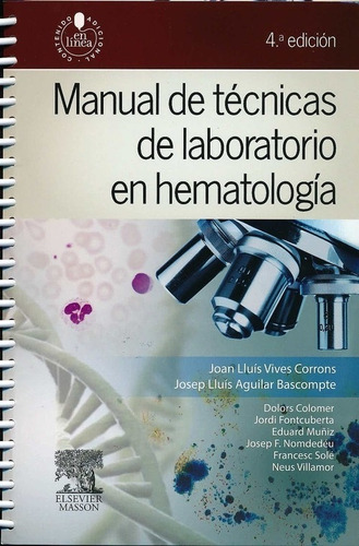 Libro Manual De Tecnicas De Laboratorio En Hematología.