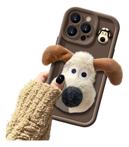 Found For iPhone 11 8 7 6 Muñeco De Peluche Paw Paw Dog