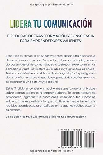 Lidera Tuunicacion 11 Pildoras De Transformacio, De Quintana Tomás, Alejan. Editorial Independently Published En Español