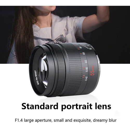 Imagen 7 de 10 de 7artisans 55 Mm F1.4 Ii Apsc Lente De Cámara Para Canon Eos.