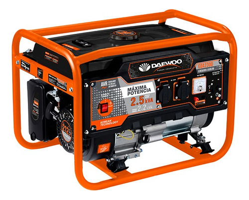 Generador Portátil 10 Horas Grupo Electrogeno 2500w 220v