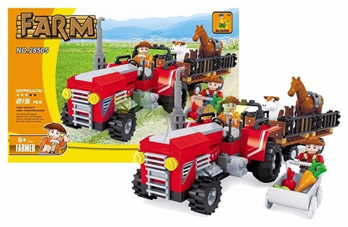 Bloques Tipo Lego Farm 215 Pcs