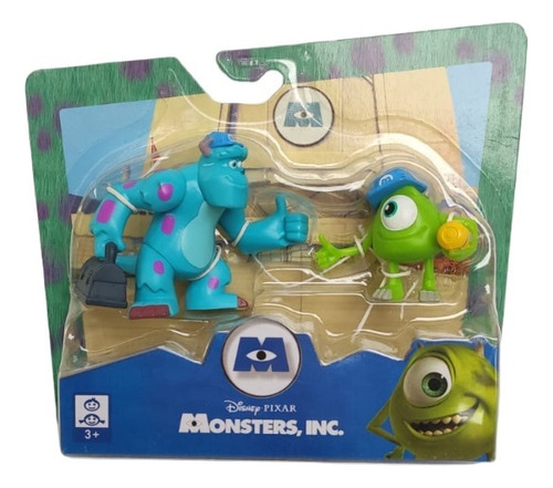 Set 2 Figura Monster Inc Sullivan Mike Wazowski Disney Pixar