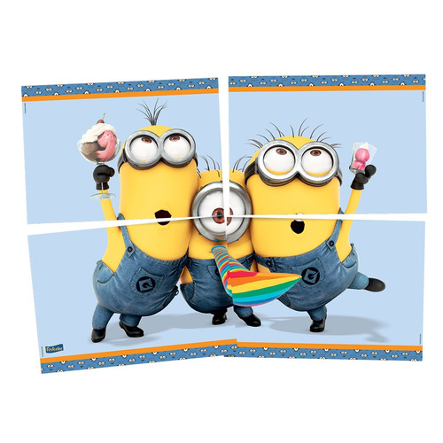 Kit Decoração Festa Minions (painel Decorativo + Faixa)