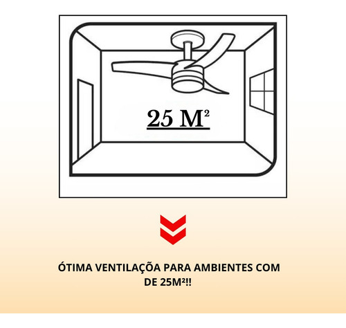 Ventilador Teto Arno Ultimate 3pás Contro.remoto Vx13 Bivolt (Usado)
