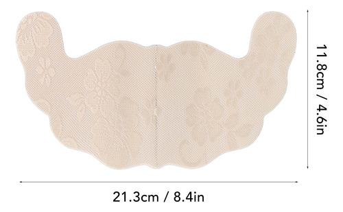 Pegatinas Desechables De Encaje Para El Pecho, 5 Pares, Con