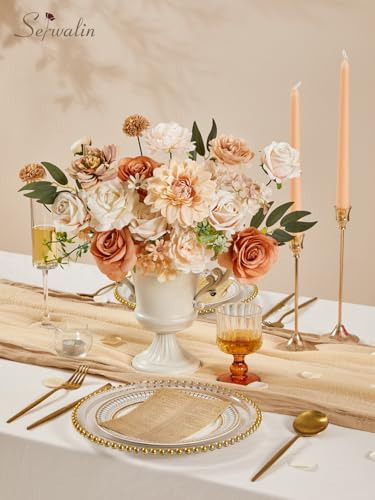 Flores Artificiales En Combo De Color Nude Serwalin, Flores