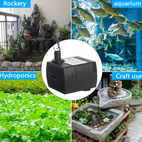 Mini Bomba De Agua Sumergible Para Estanque Para Pecera De A