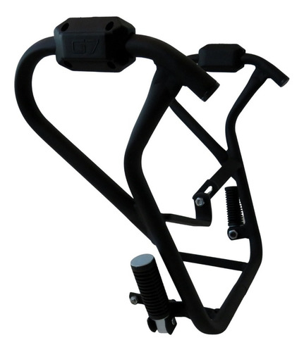Protetor De Motor E Carenagem Robust Preto Cb 300r C/ Slider