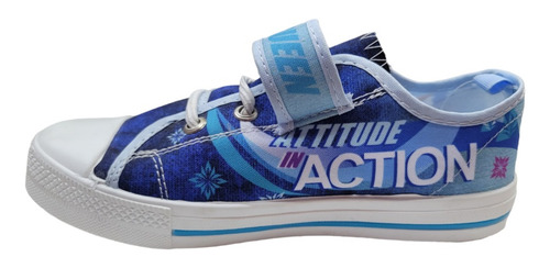 Tenis Para Niña De Frozen Princesas Azul(17-21)