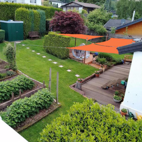 Velas De Sombra Para Patios Impermeables Naranja