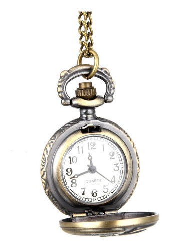 Reloj De Bolsillo Antiguo Con Diseño De Alas De Águila