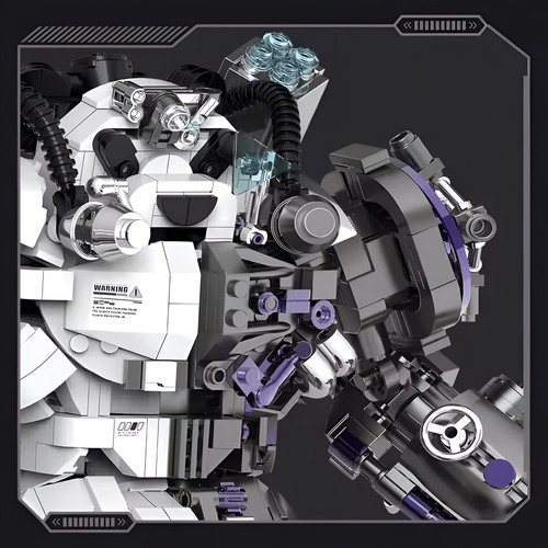 Bloques Armables Panda Robot De Construcción 1426 Piezas