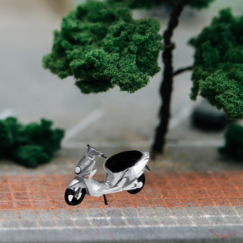 Modelo De Motocicleta De Calle Diorama 1:64 Para Diseño De