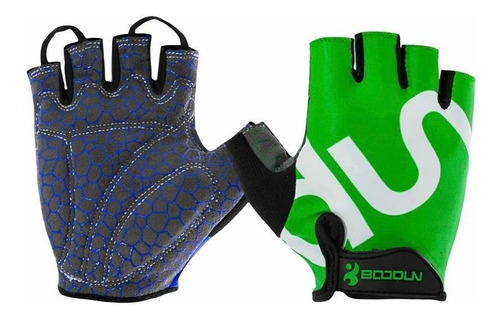 Guantes Para Ciclismo, Levantamiento De Pesas Verde