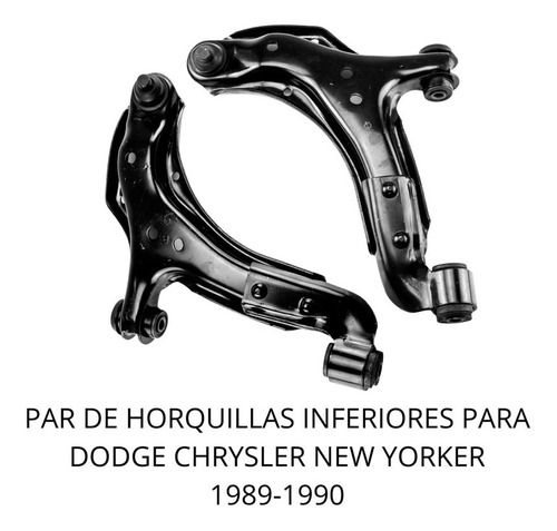 Par De Horquilla Inferior Para Chrysler New Yorker 1989-1990