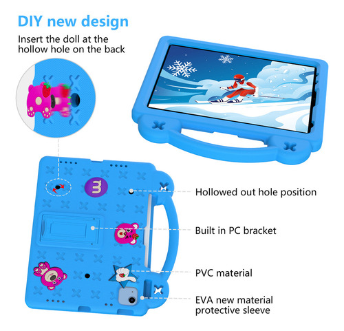 Funda Con Soporte For Tableta For Niños For iPad De 10.