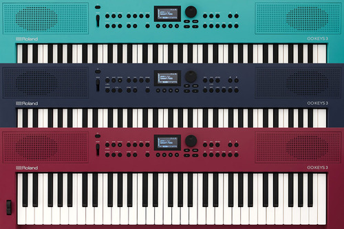 Teclado Roland Go Keys-3 Dark Red 61 Teclas Sensibles Reaco. (Reacondicionado)