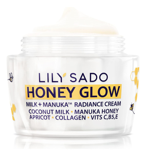 Lily Sado Milk + Manuka Honey Glow - Crema Hidratante Facia.