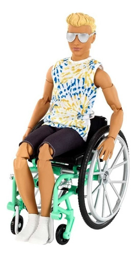 Muñeco Silla De Ruedas Ken Barbie Discapacitado 
