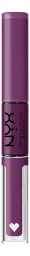 Labial Líquido Nyx Shine Loud High Shine Lip Vegano De Larga Duración