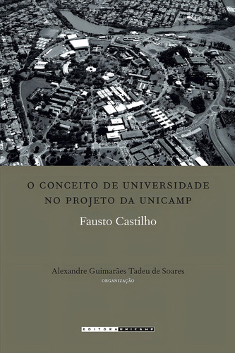 Conceito de universidade no projeto da Unicamp, de Fausto Castilho. Editora da Unicamp, capa mole em português
