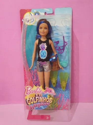 Barbie dolphin magic skipper doll hot sale
