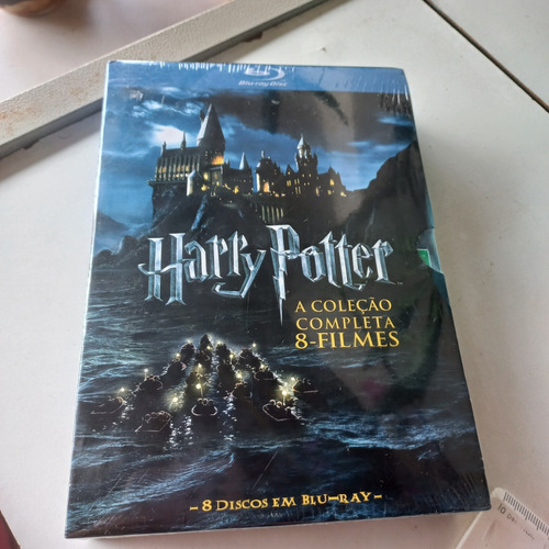 Box Bluray Harry Potter Coleçao Completa  8 Filmes Original 