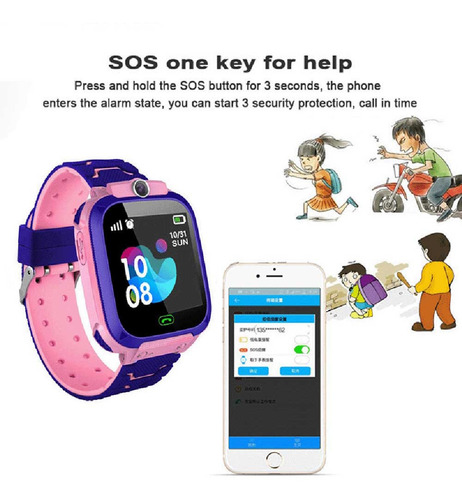 Reloj Inteligente Para Niños Con Llamada De Voz Y Chat Q12