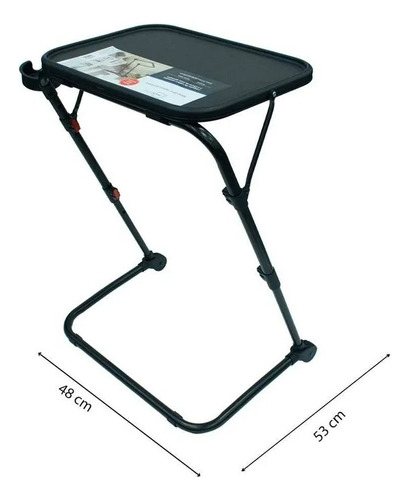 Mesa Soporte Laptop Plegable Portatil Ajustable Porta Vaso