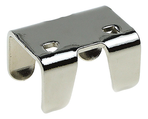 4 Abrazaderas De Cuerda Doble Clips De Metal Para De Argén