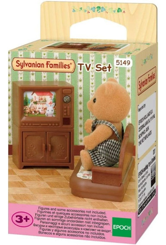 Sylvanian Families Tv Mueble Television Sala Estar Living Ax