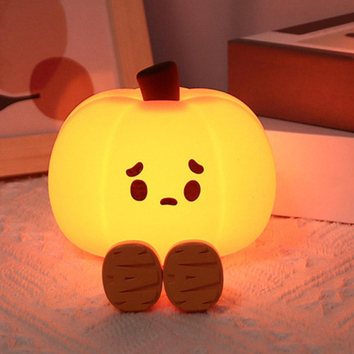 Abajur De Mesa Com Luz Noturna De Abóbora Para Halloween