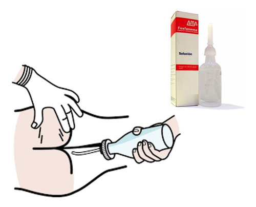 Enema Fosfatado Solución 133 Ml Y Cánula Rectal C/5 Paq