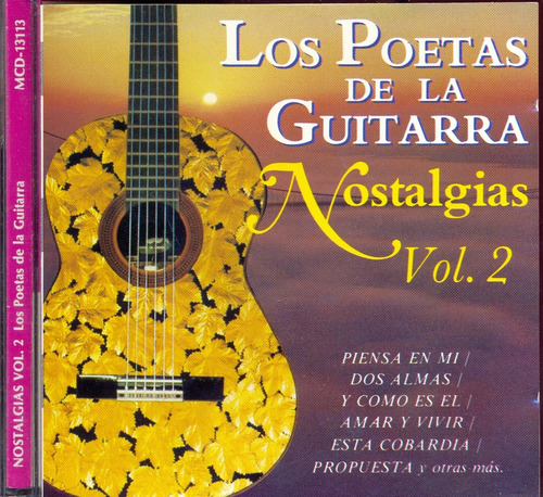 Cd Los Poetas De La Guitarra - Nostalgia Vol. 2