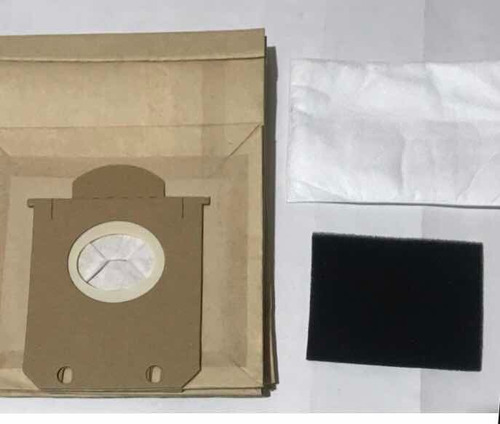 Imagen 2 de 5 de Kit Bolsas + Filtros Aspiradora Philips Impact Sidney Hr8310
