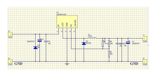 4 Módulo Conversor Dc/dc Step Down Lm2596 Dc-dc Arduino Pic