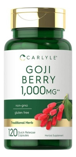 Baya De Goji 1000 Mg | 120 Uds