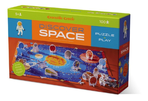 Discover Space Learn + Play Puzzle 100pc - Rmpecabezas 100pz