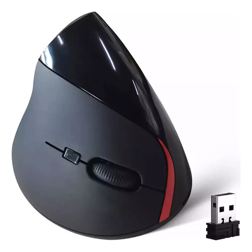 Mouse Vertical Inalámbrico 2.4g Bluetooth Ratón Ergonómico