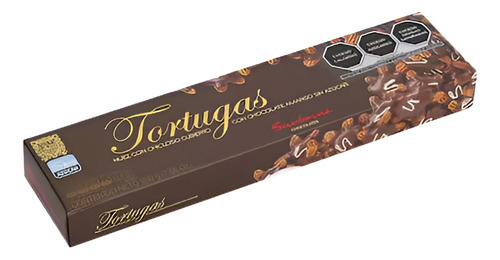Caja Especial Tortugas Nuez Con Chocolate Amargo Sin Azúcar
