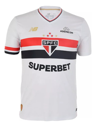 Camisa São Paulo Of.1 25/26 Personalize Nome+número Incluso