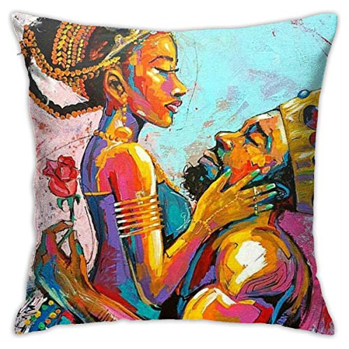 Fundas De Almohada De Pareja De Amantes Afroamericanos ...