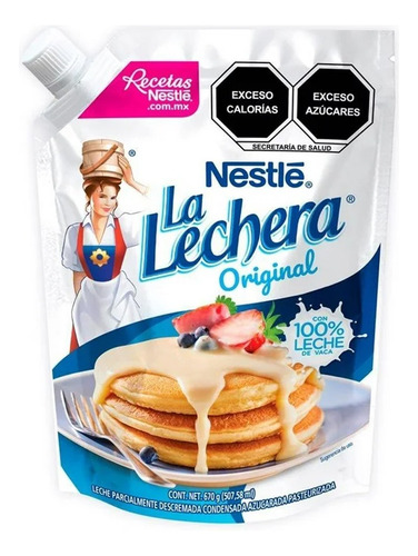 Leche Condensada La Lechera Original 670 G 9 Pzas