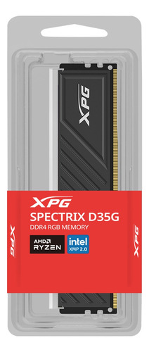 Memoria Ram Ddr4 Xpg Spectrix D35g Rgb 8gb 3200mhz Negra